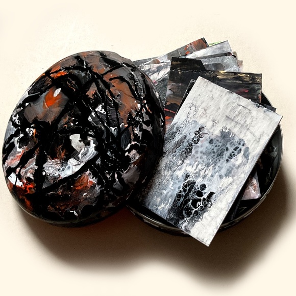 Junk Journal Pack 35+ Hand painted Pieces, Grunge Joy Collection 4- Limited Ed. - Picture 1 of 13